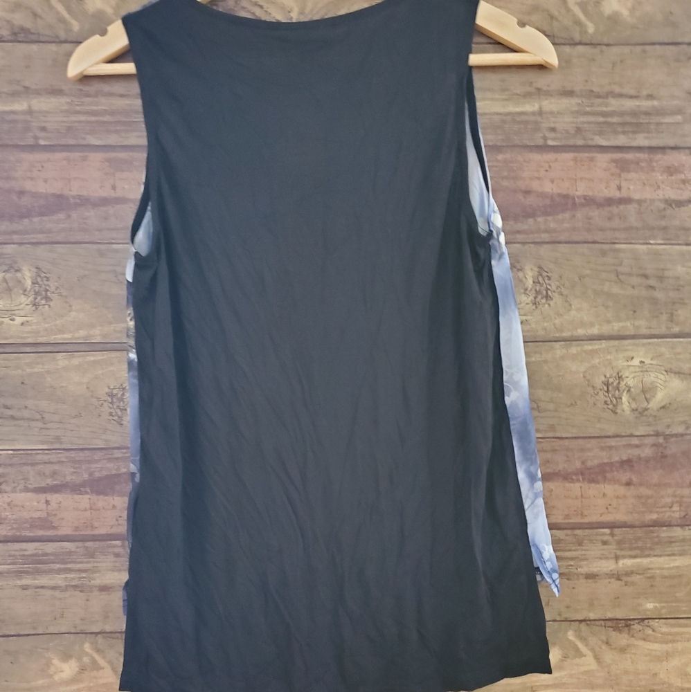 NWT Topshop blue floral print tank top - Picture 4 of 5
